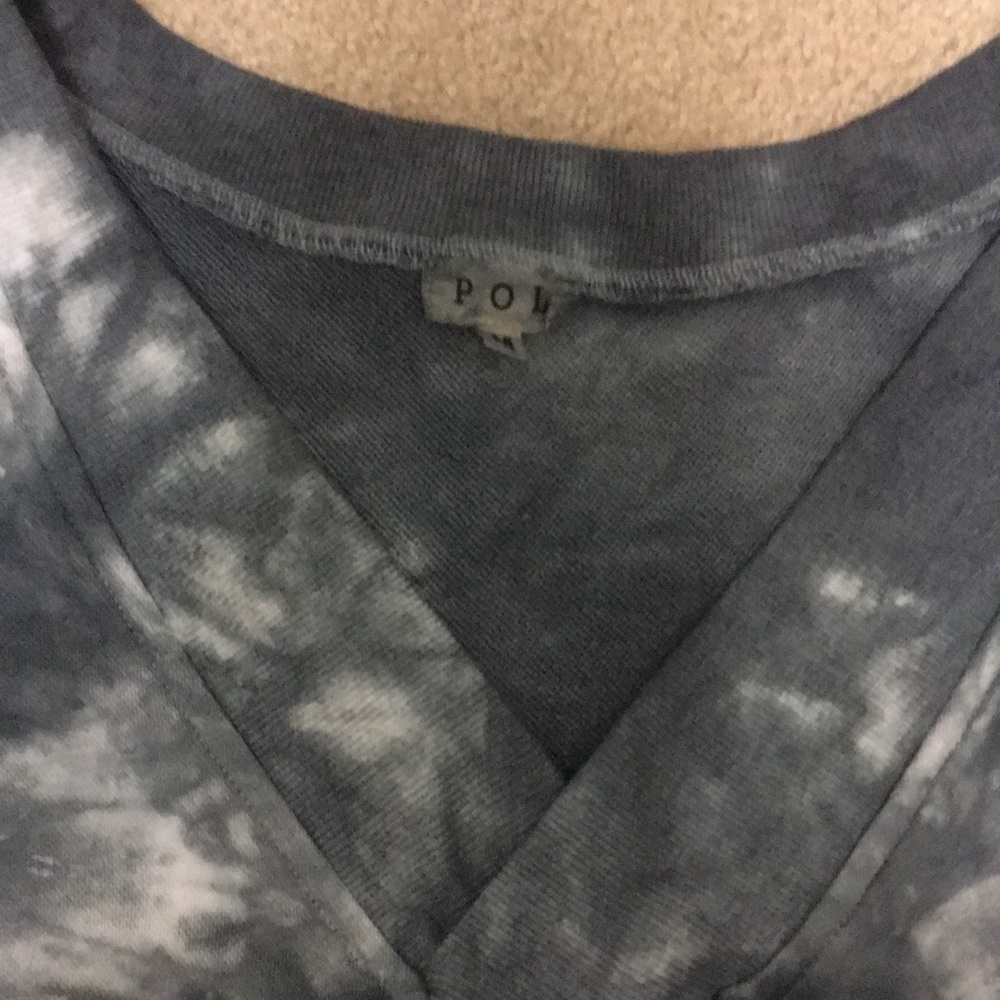 POL Tie-Dye Wrap Sweatshirt - Blue and White - Picture 2 of 3